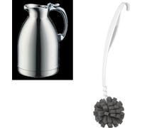 alfi HOTELLO Isolierkanne stainless steel polished – Vorteilsset mit Reinigungsbürste CLEAN FIX 30 cm | HAN 557000100 | EAN 4002458418051