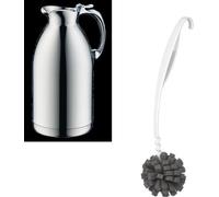 alfi HOTELLO Isolierkanne stainless steel polished – Vorteilsset mit Reinigungsbürste CLEAN FIX 30 cm | HAN 557000150 | EAN 4002458418068