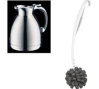 alfi HOTELLO Isolierkanne stainless steel polished – Vorteilsset mit Reinigungsbürste CLEAN FIX 30 cm | HAN 557000060 | EAN 4002458420535