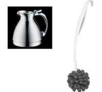alfi HOTELLO Isolierkanne stainless steel polished – Vorteilsset mit Reinigungsbürste CLEAN FIX 30 cm | HAN 557000030 | EAN 4002458418044