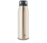alfi ISO BOTTLE Bouteille isotherme, 500 ml, en acier inoxydable, bouchon à vis absolument étanche, garde au chaud 12 heures et au froid pendant 24 heures, pour boissons gazeuses, sans BPA