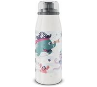 alfi KIDS ISO BOTTLE Bouteille isotherme, pour enfants, en acier inoxydable, 350 ml, bouchon à vis entièrement étanche, garde au chaud pendant 12 heures, 24 heures au froid, sans BPA
