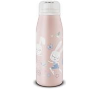 alfi KIDS ISO BOTTLE Bouteille isotherme, pour enfants, en acier inoxydable, 350 ml, motif de ballerine rose, entièrement étanche, avec bouchon à vis, garde au chaud pendant 12 heures, 24 heures au