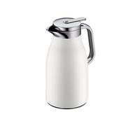 alfi SKYLINE 1,0l, coconut white, pichet isotherme inox avec intérieur en verre trempé hygiénique, bouchon vissé avec bouton poussoir très pratique, poignée ergonomique, d'une seule main