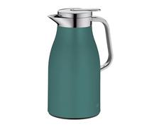 alfi SKYLINE - Bouteille isotherme en acier inoxydable avec insert en verre trempé hygiénique - Couvercle à visser avec bouton poussoir confortable - Poignée ergonomique - Idéale comme cafetière