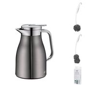 alfi SKYLINE Isolierkanne cool grey mat – Vorteilsset mit Reinigungsbürste CLEAN FIX 30 cm | HAN 1321234065 | EAN 4002458517631