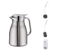 alfi SKYLINE Isolierkanne stainless steel mat – Vorteilsset mit Reinigungsbürste CLEAN FIX 30 cm | HAN 1322205065 | EAN 4002458517648