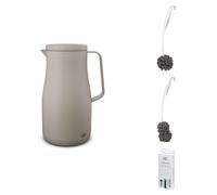 alfi STUDIO TEA Isolierkanne calming beige – Vorteilsset mit Reinigungsbürste CLEAN FIX 30 cm | HAN 1497324100 | EAN 4002458534553