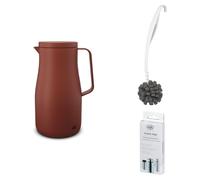 alfi STUDIO TEA Isolierkanne spicy red – Vorteilsset mit Reinigungsbürste CLEAN FIX 30 cm + CLEAN TABS (20 Stück) | HAN 1497301100 | EAN 4002458534546