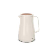 alfi STUDIO TEA Pichet isotherme 0,7 l blanc, thermos en acier inoxydable à double paroi garde au chaud pendant 12 heures et au froid pendant 24 heures, bouchon à vis, grande ouverture, sans BPA