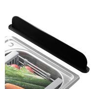 Alfombrilla de goteo estrecha - protección contra salpicaduras de silicona para la cocina | Tapete para grifo de cocina, protector contra salpicaduras de grifo y fregadero, tapete para atrapar agua, b