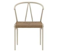 Alfons chaise de jardin beige.