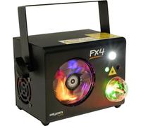 ALGAM LIGHTING - FX-4 - Projecteur 4-en-1 - Effets Roue de Gobos LED, Magic Ball, Stroboscope, Laser Class 3B