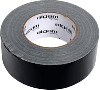 ALGAM LIGHTING Rouleau adhésif tissé 50 mètres, Noir Brillant