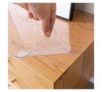 ALGFree Nappe Transparente Résistant À l'huile Durable Film de Protection de Table Utilisé pour Pupitre, Table Basse, Le Restaurant, Épaisseur 1,5 Mm / 2,0 Mm / 3,0 Mm (1.5mm,70X70cm)