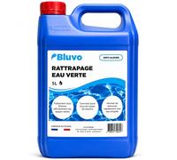 Algicide Anti-Algues Piscine 5L | Rattrapage Eau Verte & Stop Algues | Traitement Choc Efficace pour Éliminer Algues et Eaux Troubles