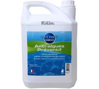 Algicide Anti-Algues Piscine,rattrapage Eau Verte,Anti Eau Verte/Trouble,Traitement Anti-algues,Produit Double Action Contre(5L)