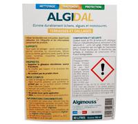 ALGIDAL - 30 LITRES - Traitement curatif et préventif dallages et sols exterieurs ALGIMOUSS - 003004