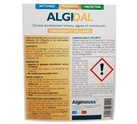 ALGIDAL - 5 LITRES - Traitement curatif et préventif dallages, sols exterieurs ALGIMOUSS - 003003