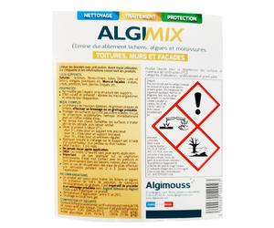 ALGIMIX 1 LITRE traitement toitures, murs, façades Concentré à diluer ALGIMOUSS 014001