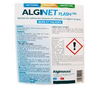 ALGINET FLASH PAE - 10 LITRES - Nettoyant façades prêt à l'emploi ALGIMOUSS - 019002