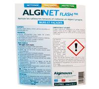 ALGINET FLASH PAE - 5 LITRES - Nettoyant façades prêt à l'emploi ALGIMOUSS - 019001