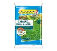 ALGOFLASH Chaux pour gazon et jardin - 10 kg