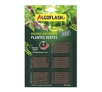 Algoflash – Bâtonnets engrais plantes vertes – Utilisable en agriculture biologique – 30 bâtonnets