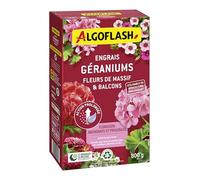 Algoflash Engrais Géraniums, Fleurs de Massifs et Balcons, Utilisable en Agriculture Biologique - 800 g