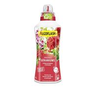 Algoflash Engrais Liquide Géraniums et Toutes Fleurs de Balcon, UAB, 1 L | Engrais liquide UAB concentré. Formule complète pour assurer croissance, floraison et fructification.