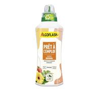 ALGOFLASH Engrais Liquide Prêt à l'emploi Universel, UAB, 1 L | Engrais liquide UAB prêt à l'emploi. Nutriments essentiels pour croissance, floraison et fructification de toutes plantes.