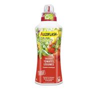 Algoflash Engrais Liquide Tomates et Légumes, Utilisable en Agriculture Biologique - 1 L, Marron