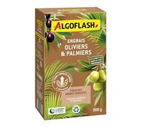 Algoflash Engrais pour palmiers et oliviers 800 g – Utilisable en agriculture biologique