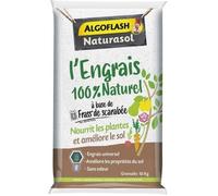 ALGOFLASH NATURASOL Engrais 100% Naturel Complet à base de Fass de Scarabée - 10 kg