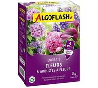 ALGOFLASH NATURASOL Engrais Fleurs et Arbustes à Fleurs - 2 kg