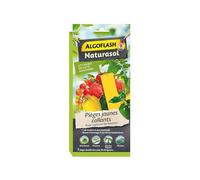 Algoflash - Pièges à insectes collants Naturasol - 7 stickers - Jaune