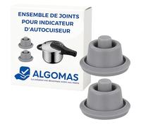 ALGOMAS® Lot de 2 joints indicateur pour autocuiseur | Remplacement compatible avec WMF Perfect et Perfect Plus | Valve de sécurité résistant à la chaleur | Ajustement hermétique | Installation facile