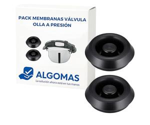 ALGOMAS Membranes Valve autocuiseur compatible avec Fissler | Pack 2 pièces de rechange en silicone haute température | Contrôle sûr vapeur | Magic Comfort Blue Point Vitaquick depuis 2010