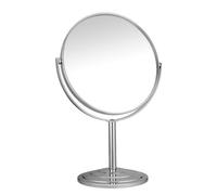 Aliaga Miroir de coiffeuse rond à montage sur table - Miroir de maquillage double rotatif