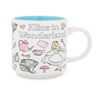 Alice au pays des merveilles Disney Icons Tasse empilable en céramique | Tasse à café pour thé, expresso, cacao | Capacité : 380,5 g