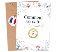 aliceandberry Carte à gratter Annonce de Grossesse Tata - Cadeau Future Tatie - Annonce Bébé Originale pour la Famille - Je suis Enceinte - Enveloppe fournie