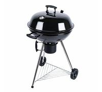 Alice's Garden - Barbecue charbon de bois Ø57cm - Georges - Noir émaillé. barbecue avec aérateurs. émaillé. fumoir. récupérateur de cendres