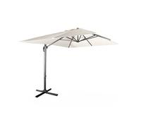 Alice's Garden - Parasol déporté rectangulaire 3x4m - Wimereux - Ecru - Parasol excentré inclinable dans 5 positions. rotatif à 360°.