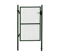 Alice's Garden - Portillon de Jardin en métal Vert. Double Sens d'ouverture. avec Serrure.150x87cm