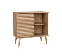 Alice's Garden swe uffet scandinave décor Bois. Buffet Haut. vaisselier. avec 1 Porte coulissante rainurée et 2 étagères 80cm