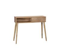 Alice's Garden swe onsole scandinave décor Bois avec 1 Porte coulissante rainurée 2 niches de Rangement