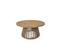 sweeek - Table Basse de Jardin Ronde en Bois d'acacia. intérieur/extérieur Ø80cm