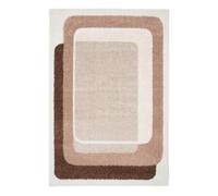 Alice's Garden sweeek - Tapis intérieur Motif Graphique Marron. Rose et Beige 200x290cm - Olli