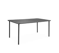 Alice's Garden - Table de Jardin métal 6-8 Places. Anthracite. Amelia. 160x90xH72.5cm