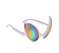 Alien Glasses Party - PC Rainbow Lens 14cm Novelty Eyewear | Costume Access | Funny ET Sunglasses - PC Rainbow Lens 14cm Party Eyewear | Dress Up Accessory | Halloween Carnival Photo Booth Props